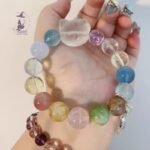 海藍寶綠水晶馬粉晶黃水晶紫水晶白水晶kt多寶手鏈定制款：圖片 2