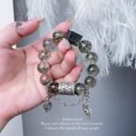 綠發晶水晶 綠幽靈千層 綠幽靈四季幽靈 搭配925純銀配飾 手工銀配飾 純銀大象牌吊墜：圖片 3